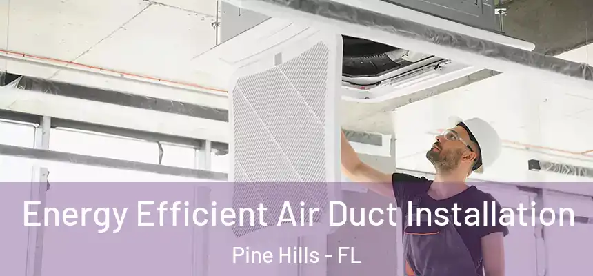 Energy Efficient Air Duct Installation Pine Hills - FL